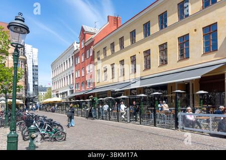 Ristoranti all'aperto, Lilla torg, Malmö, provincia di Scania, Regno di Svezia Foto Stock