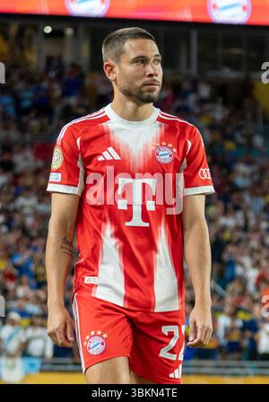 Miami Gardens, Vereinigte Staaten. 21 giugno 2025. Raphael Guerreiro (FC Bayern Muenchen, #22) Coppa del mondo per club FIFA: FC Bayern München - CA Boca Juniors 20.06.2025, Coppa del mondo per club FIFA: FC Bayern München - CA Boca Juniors im Hard Rock Stadium, Miami Gardens, Florida, USA/dpa/Alamy Live News Foto Stock