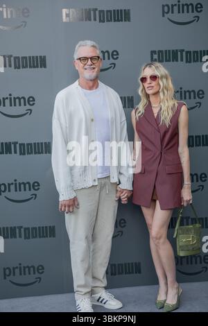 Eric Dane e Janell Shirtcliff alla premiere prime Video per 'Countdown' al teatro Harmony Gold di Los Angeles, CALIFORNIA, il 18 giugno 2025. Foto Stock