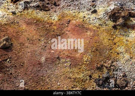 Campo di lava di Leirhnjúkur Foto Stock