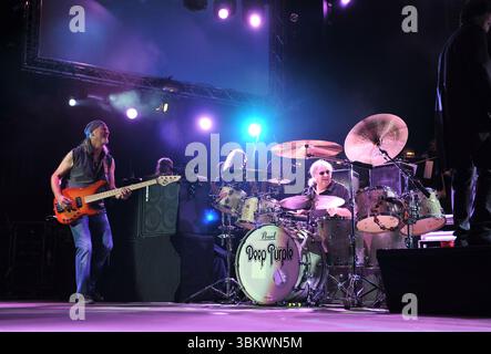 I Deep Purple si esibiscono all'O2 Arena di Londra - 30 novembre 2011 Foto Stock