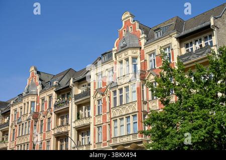 Altbauten, Hauptstraße, Schöneberg, Bezirk Tempelhof-Schöneberg, Berlino, Germania Foto Stock