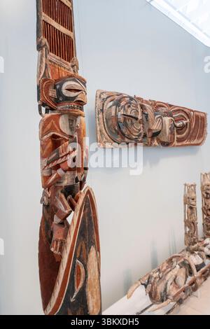 L'ala Michael C Rockefeller contiene manufatti provenienti da Africa, antiche Americhe e Oceania, 2025, Metropolitan Museum of Art, New York City, USA Foto Stock