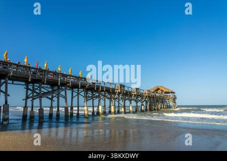 Cocoa Beach Pier Landscape, Florida Foto Stock