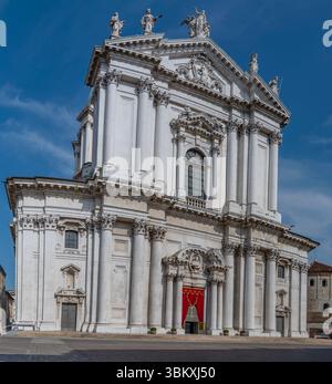Duomo nuovo di Santa Maria Assunta, Brescia, Lombardia, Italia Foto Stock