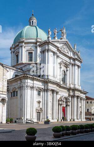 Duomo nuovo di Santa Maria Assunta, Brescia, Lombardia, Italia Foto Stock