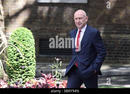 Londra, Regno Unito, 23 giugno 2025. John Healey, Segretario di Stato per la difesa, arrivò a Downing Street prima della visita di Volodymyr Zelensky per le discussioni in vista del vertice NATO. Credito : Monica Wells/Alamy Live News Foto Stock