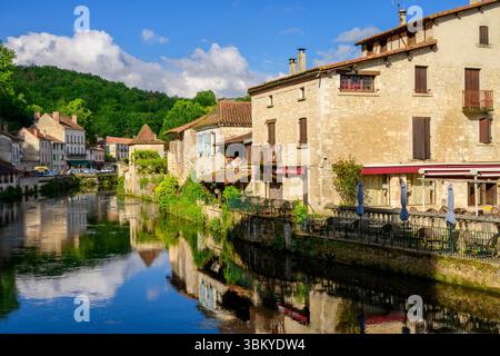 Brantôme, Brantôme en Périgord, Périgueux, Dordogne, Francia. Foto Stock