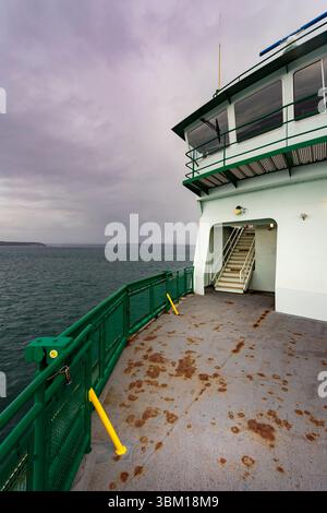 Traghetti Kennewick, Keystone Coupeville per Port Townsend, Washington State, Stati Uniti. Foto Stock
