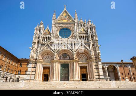 Cattedrale di Siena, chiesa principale della città di Siena, Italia, Toscana, Siena Foto Stock