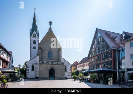 Città vecchia di Bad Saulgau, Germania Foto Stock