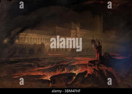 Le Pandemonium - John Martin Foto Stock