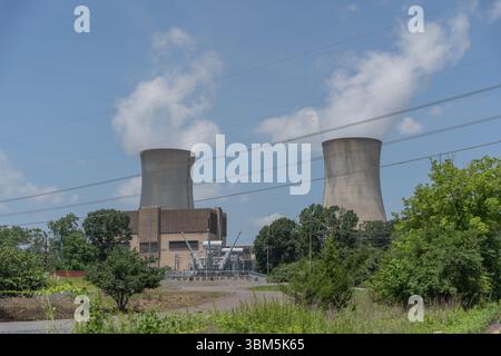 Montgomery County, Pennsylvania – 23 giugno 2025: Veduta della centrale nucleare di Limerick situata vicino a Philadelphia, Pennsylvania Foto Stock