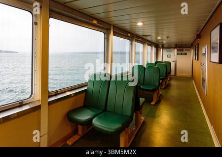 Traghetti Kennewick, Keystone Coupeville per Port Townsend, Washington State, Stati Uniti. Foto Stock