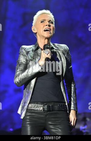 Roxette si esibisce alla Wembley Arena di Londra - 15 novembre 2011 Foto Stock