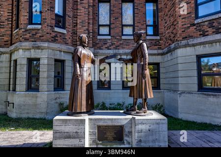 Calgary, Alberta - settembre 2022: Paesaggi urbani nel distretto Mission di Calgary Foto Stock