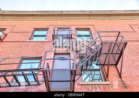 Calgary, Alberta - settembre 2022: Paesaggi urbani nel distretto Mission di Calgary Foto Stock