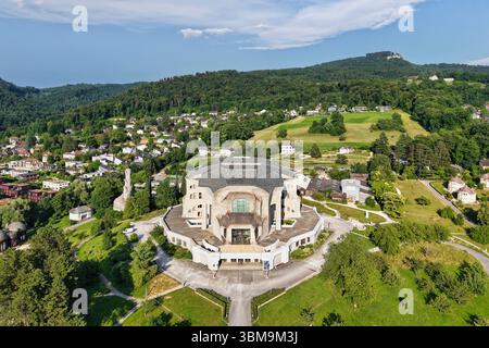 Svizzera, Soletta, Dornach, Oberdornach, Goetheanum, Schwarzbubenland, foto estiva Foto Stock