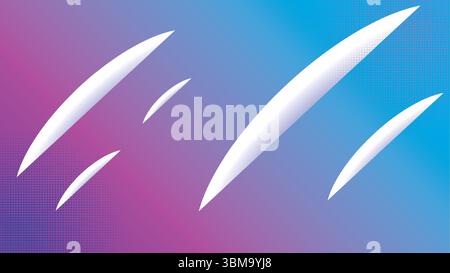 Sfondo con sfumatura di colore, texture di gradazione astratta viola e blu Illustrazione Vettoriale