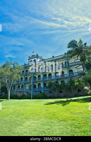 Mahe Seychelles 20.06.25 la Domus, costruito nel 1933 Foto Stock