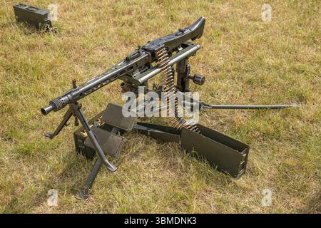 Tempo di guerra nella vale Foto Stock