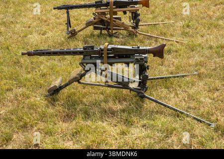 Tempo di guerra nella vale Foto Stock