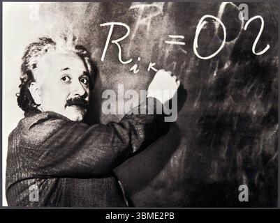 Albert Einstein (1879-1955), fisico teorico nato in Germania. Professore ospite presso la Princeton University, USA, semestre invernale 1930/31: Albert Eins Foto Stock