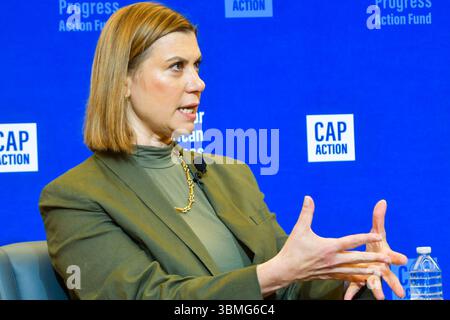 Sen. Elissa Slotkin (D-mi) al Center for American Progress, 26 giugno 2025 Foto Stock