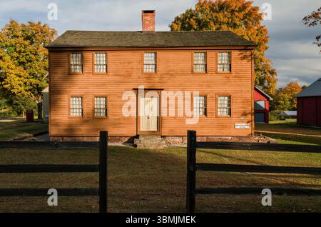 Abijah Rowe House Salmon Brook Historical Society   Granby, Connecticut, USA Foto Stock