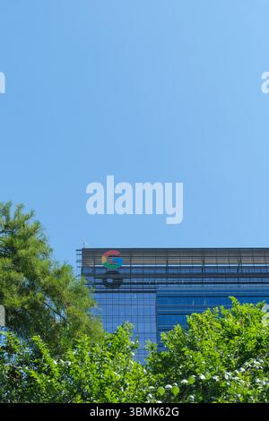 27 MAGGIO 2025 - Austin, Texas, USA - sede centrale e campus di Google nel centro di Austin, Texas Foto Stock