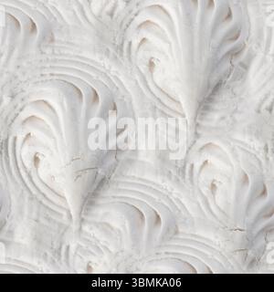 Texture fotografica 4K senza cuciture di marshmallow bianco. Foto Stock