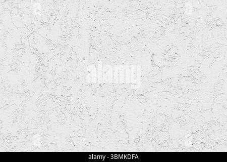 Texture fotografica senza cuciture con superficie bianca in intonaco con motivi e dettagli intricati, ideale per sfondi o disegni grafici Foto Stock