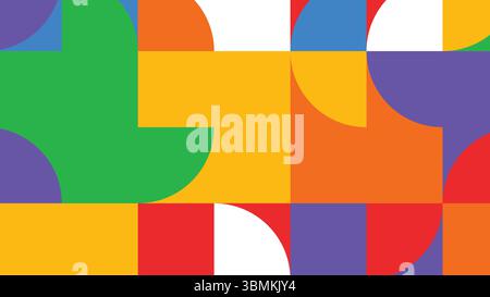 Sfondo con forme curve dinamiche Illustrazione Vettoriale