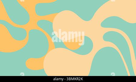 Sfondo flusso astratto pastello Illustrazione Vettoriale