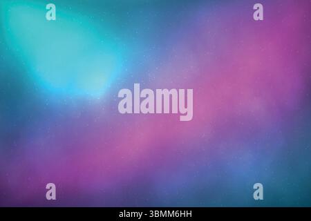 Sfondo astratto cosmico da sogno con stelle in una luce soffusa e colorata Illustrazione Vettoriale