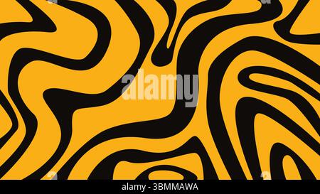 Sfondo nero nero astratto Illustrazione Vettoriale