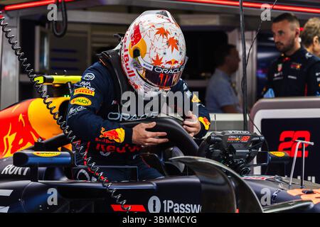 Red Bull Ring, Spielberg, Austria. 27.June.2025; Yuki Tsunoda del Giappone e Oracle Red Bull Racing durante le prove libere 1 del Gran Premio d'Austria di Formula 1 crediti: Jay Hirano/AFLO/Alamy Live News Foto Stock
