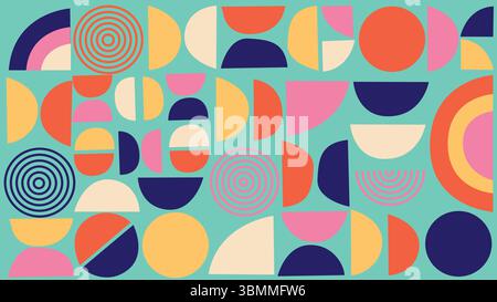 Colorate forme astratte sfondo Illustrazione Vettoriale