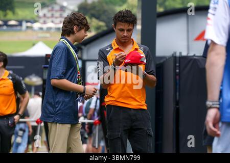 29 giugno 2025, Spielberg, Stiria, Austria: Durante la Formula 1 MSC Cruises il Gran Premio d'Austria 2025, Spielberg, Austria, dal 26 al 29 giugno - 11° round del 24 del Campionato del mondo di F1 2025 (Credit Image: © Alessio De Marco/ZUMA Press Wire) SOLO USO EDITORIALE! Non per USO commerciale! Foto Stock