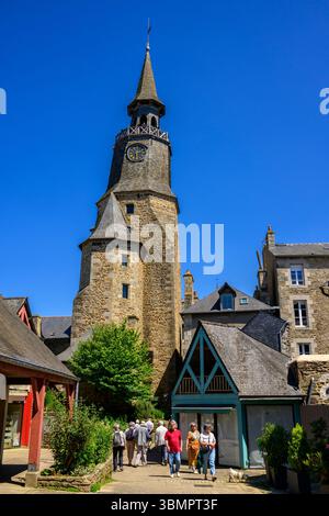 Dinan, Côtes-d'Armor, Bretagna, Francia Foto Stock