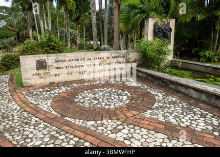 Dottor Rafael ma. Giardino botanico nazionale Moscoso a Santo Domingo, Repubblica Dominicana Foto Stock
