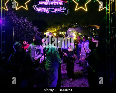 Auckland, nuova Zelanda. 28 giugno 2025. La gente partecipa a una celebrazione di Matariki, o il nuovo anno Maori, ad Auckland, nuova Zelanda, 28 giugno 2025. Crediti: Wu Jiaxiang/Xinhua/Alamy Live News Foto Stock