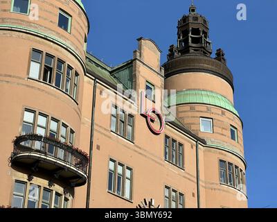 Stoccolma, Svezia - 17 ottobre 2022: Costruzione della Confederazione sindacale svedese, lo. Foto Stock