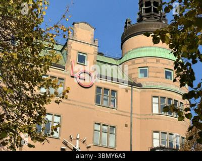 Stoccolma, Svezia - 17 ottobre 2022: Costruzione della Confederazione sindacale svedese, lo. Foto Stock