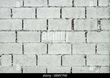 si tratta di pareti in blocchi di cemento per motivi e sfondo. Foto Stock