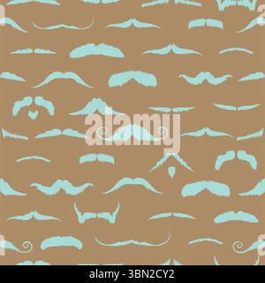 Immagine composita di mustaches Foto Stock