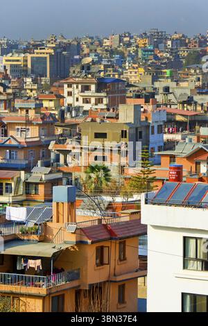 Cityscape View, Kathmandu, Nepal, Asia Foto Stock