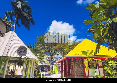 Antigua e Barbuda, Indie occidentali, Antigua Island. St. John Foto Stock