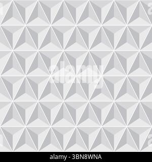 Trama esagonale a triangolo astratto. Motivo senza cuciture, illustrazione vettoriale Illustrazione Vettoriale