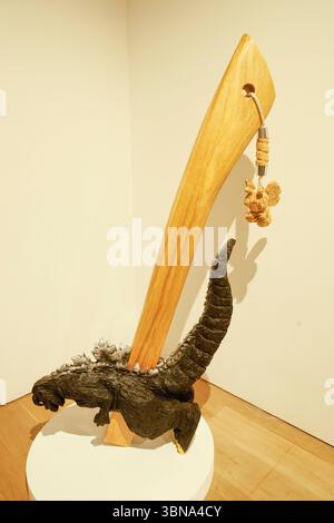 GODZILLA MOSTRA D'ARTE TOKYO Foto Stock